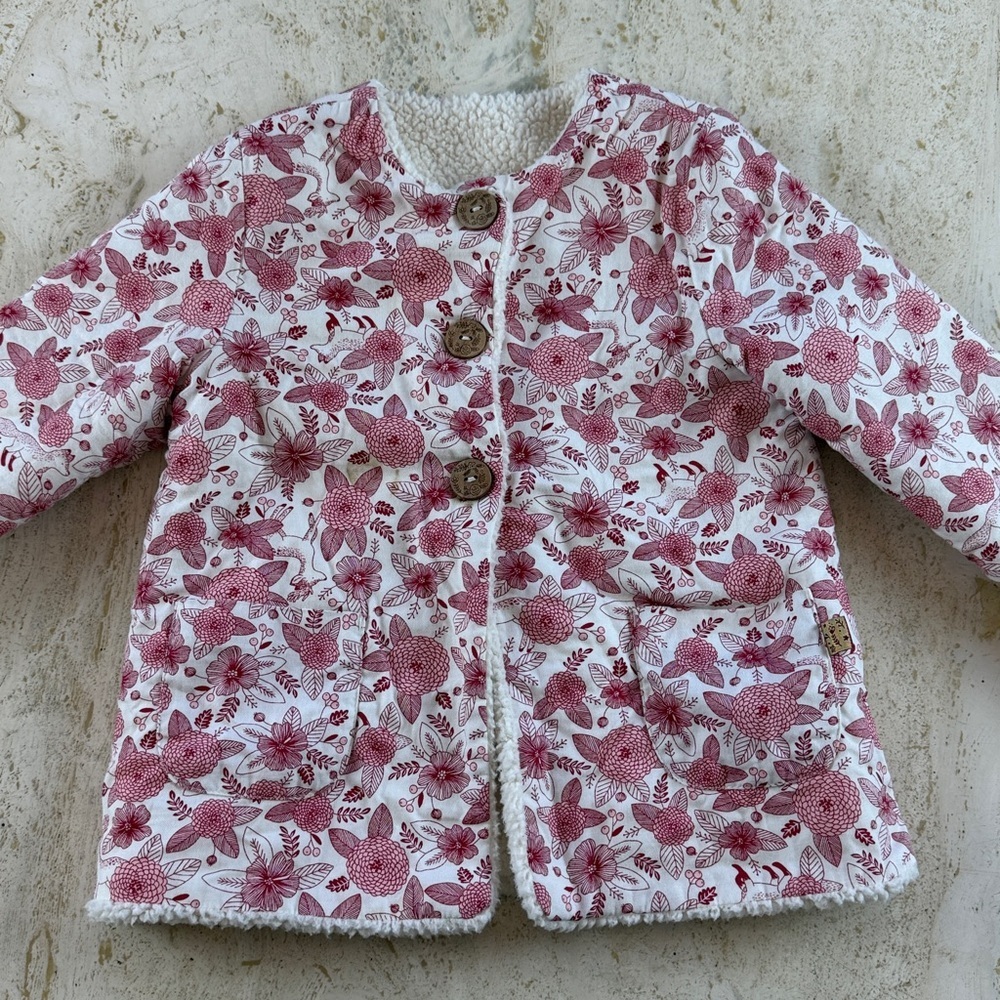 Sergent Major Toddler Girl Reversible Jacket – Size 3 Years / 98 cm French - Picture 10 of 15